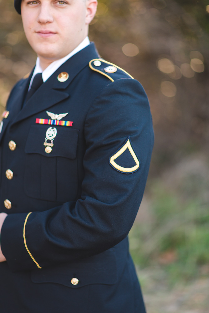 army winter wedding