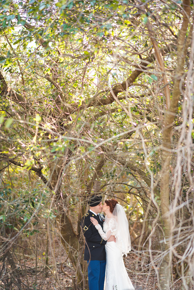 outdoor winter wedding 