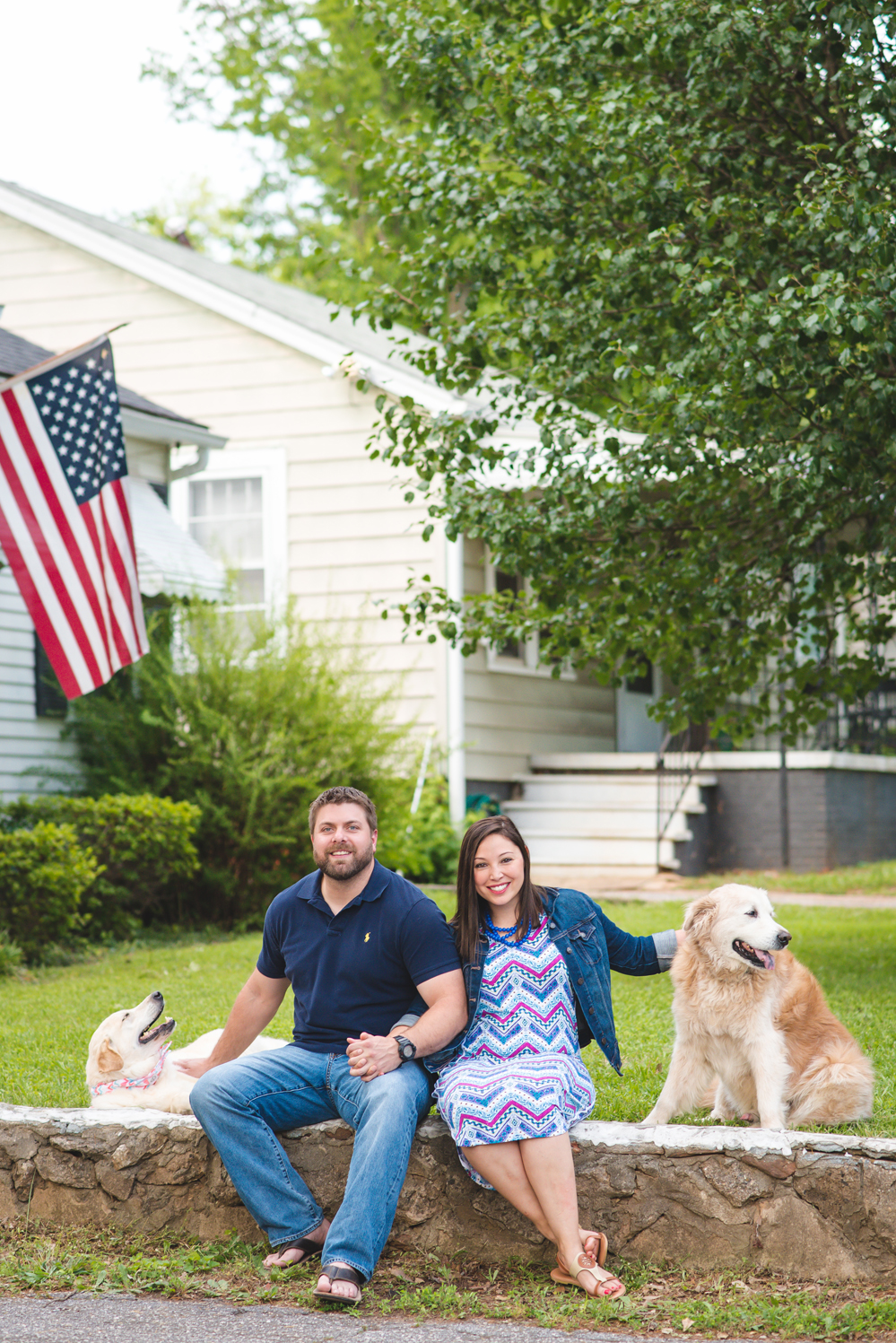 family session with senior dogs