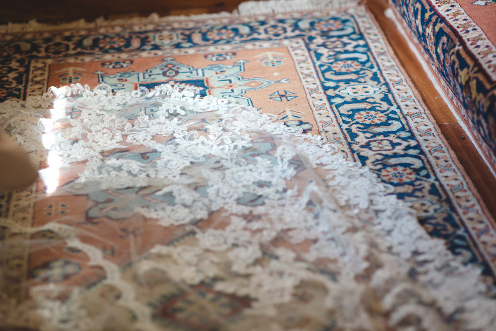 wedding dress lace detail