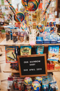 rainbow baby announcement with sibling