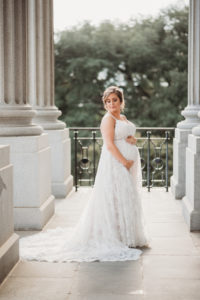 maternity bridal session