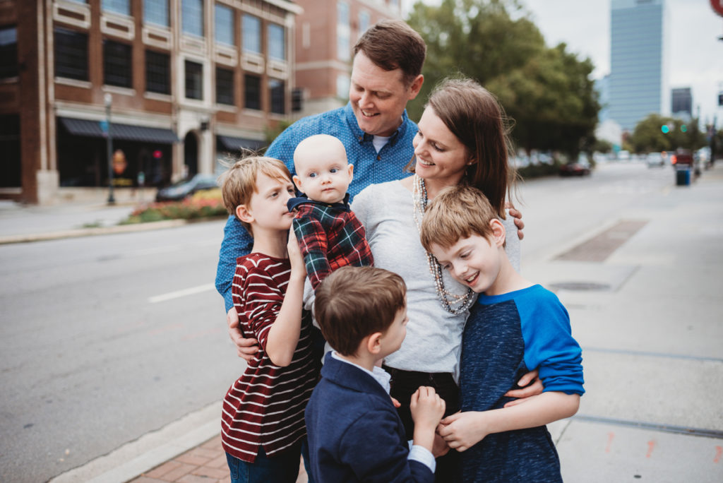 downtown columbia family session