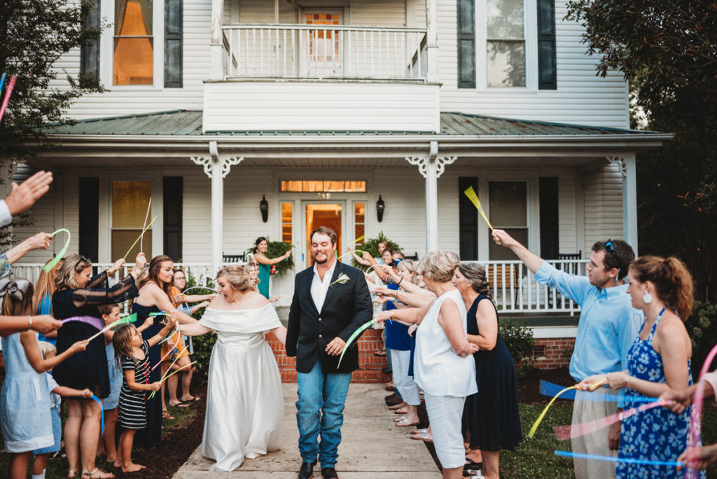 glow stick exit for wedding
