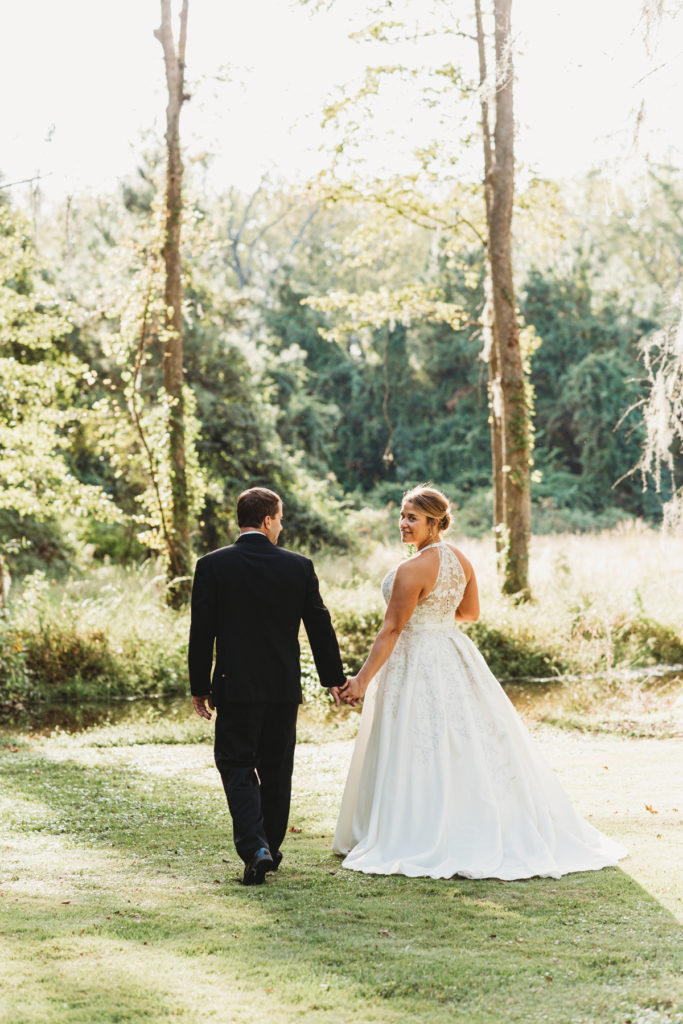 southern bride and groom