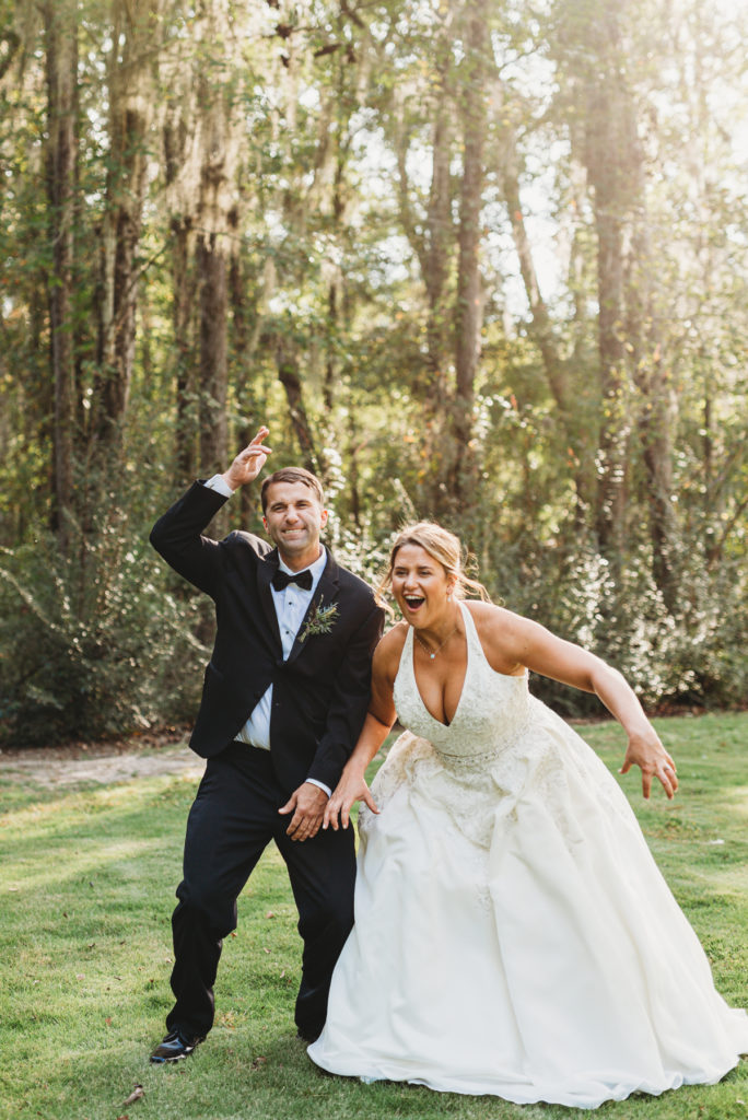 wwe bride and groom pose