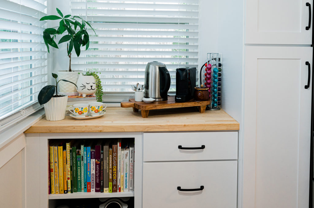 Scandinavian kitchen  coffee station